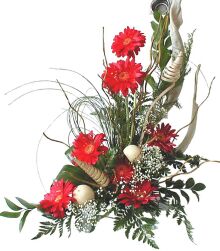  T�rkiye 14 �ubat sevgililer g�n� �i�ek  Kirmizi gerbera �zel tanzim