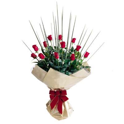  T�rkiye hediye �i�ek yolla  10 adet kirmizi g�l �zel buket �i�ek siparisi