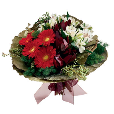  T�rkiye internetten �i�ek sipari�i  gerbera ve mevsim demeti