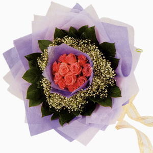12 adet g�l ve elyaflardan   T�rkiye �i�ek g�nderme 