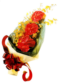 �zel 5 adet antorium buketi   T�rkiye kaliteli taze ve ucuz �i�ekler 