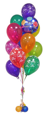  T�rkiye �i�ek yolla , �i�ek g�nder , �i�ek�i   Sevdiklerinize 17 adet u�an balon demeti yollayin.