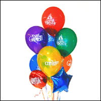  T�rkiye �i�ek servisi , �i�ek�i adresleri  21 adet renkli u�an balon hediye �r�n�