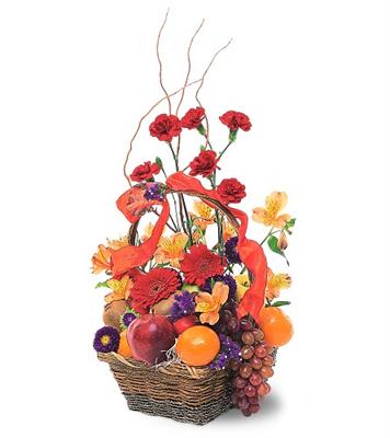 �zel Meyva sepeti ve �i�ekler sevdiklerinizi simartin  T�rkiye ucuz �i�ek g�nder 