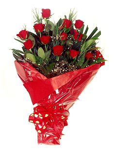 12 adet kirmizi g�l buketi  T�rkiye �i�ek , �i�ek�i , �i�ek�ilik 