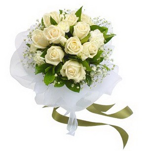  T�rkiye �i�ek online �i�ek sipari�i  11 adet benbeyaz g�llerden buket 