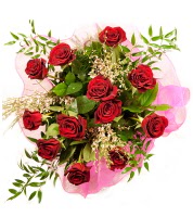 12 adet k�rm�z� g�l buketi  T�rkiye internetten �i�ek sipari�i 