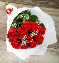 9 k�rm�z� g�lden buket �i�e�i  T�rkiye yurti�i ve yurtd��� �i�ek sipari�i 