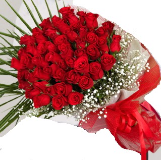51 adet k�rm�z� g�l buketi  T�rkiye kaliteli taze ve ucuz �i�ekler 