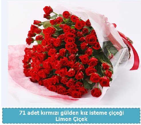 41 adet k�rm�z� g�l k�z isteme buketi  T�rkiye online �i�ek�i , �i�ek sipari�i 