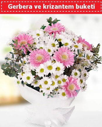 Papatya ve Gerbera Buketi  T�rkiye �nternetten �i�ek sipari�i 