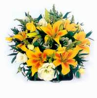  T�rkiye uluslararas� �i�ek g�nderme  Lilyumlardan bir sepet �zel