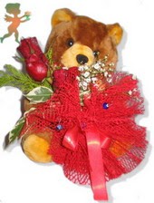 oyuncak ayi ve g�l tanzim  T�rkiye �i�ek , �i�ek�i , �i�ek�ilik 