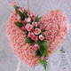 kalp pano karankil ve g�ller   T�rkiye ucuz �i�ek g�nder 