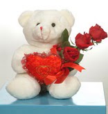 3 adetg�l ve oyuncak   T�rkiye �i�ek online �i�ek sipari�i 