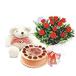 ayicik yaspasta ve g�l   T�rkiye kaliteli taze ve ucuz �i�ekler 