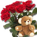 11 adet g�l ve ayicik buket   T�rkiye g�venli kaliteli h�zl� �i�ek 