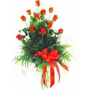 12 adet kirmizi g�lden buket   T�rkiye g�venli kaliteli h�zl� �i�ek 