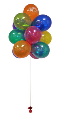  Trkiye yurtii ve yurtd iek siparii  Sevdiklerinize 17 adet uan balon demeti yollayin.