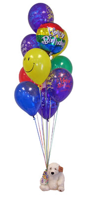  T�rkiye online �i�ek�i , �i�ek sipari�i  Sevdiklerinize 17 adet u�an balon demeti yollayin.