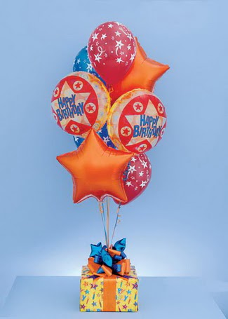  T�rkiye kaliteli taze ve ucuz �i�ekler  19 adet u�an balon ve k���k kutuda �ikolata