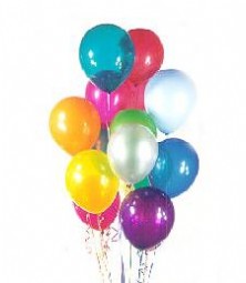  Trkiye iek yolla , iek gnder , ieki   19 adet karisik renkte balonlar 