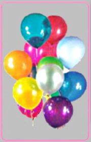  T�rkiye �i�ek�i ma�azas�  15 adet karisik renkte balonlar u�an balon