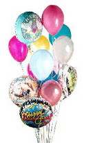  T�rkiye �i�ek�i ma�azas�  g�rsel kaliteli 17 u�an balon buketi tanzimleri