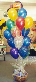  T�rkiye �i�ek�iler  sepet i�erisinde �ikolata ve 21 adet balon