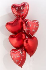  T�rkiye �i�ek ma�azas� , �i�ek�i adresleri  6 adet kirmizi folyo kalp u�an balon buketi