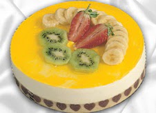 pasta g�nderme 4 ile 6 kisilik yas pasta muzlu yaspasta  T�rkiye uluslararas� �i�ek g�nderme 