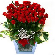  T�rkiye ucuz �i�ek g�nder   51 adet kirmizi g�l aranjmani