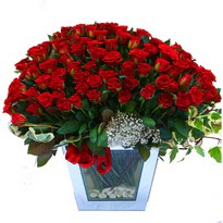  T�rkiye �i�ek , �i�ek�i , �i�ek�ilik   101 adet kirmizi g�l aranjmani