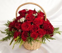 19 adet k�rm�z� g�lden �i�ek sepeti  T�rkiye cicekciler , cicek siparisi 