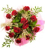 12 adet k�rm�z� g�l buketi  T�rkiye internetten �i�ek sipari�i 