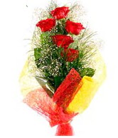 5 li k�rm�z� g�l buketi  T�rkiye �i�ek sat��� 