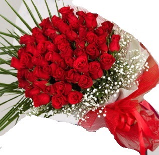 51 adet k�rm�z� g�l buketi  T�rkiye kaliteli taze ve ucuz �i�ekler 
