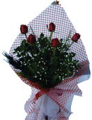  T�rkiye �i�ek g�nderme  5 adet kirmizi g�llerden buket