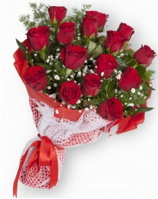 15 adet k�rm�z� g�lden k�z isteme buketi  T�rkiye yurti�i ve yurtd��� �i�ek sipari�i 