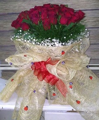 41 adet k�rm�z� g�lden k�z isteme buketi  T�rkiye �i�ek sat���  