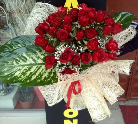 41 adet k�rm�z� g�l K�z isteme �i�e�i buketi  T�rkiye online �i�ek�i , �i�ek sipari�i 