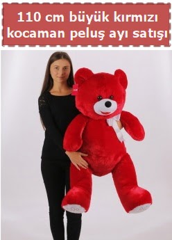 110 cm b�y�k k�rm�z� kocaman pelu� ay�  T�rkiye yurti�i ve yurtd��� �i�ek sipari�i 