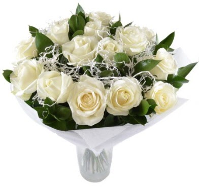 15 beyaz g�l buketi sade a�k  T�rkiye �i�ek yolla , �i�ek g�nder , �i�ek�i  