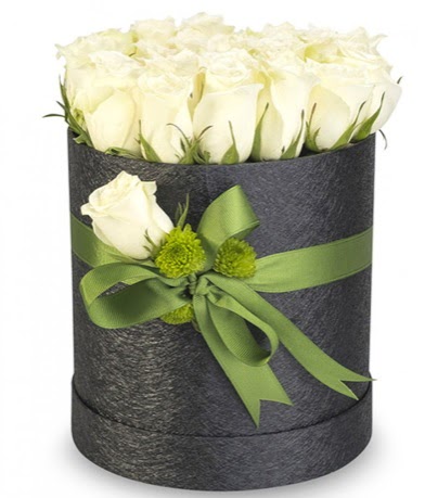 27 adet beyaz g�lden g�rsel kutu �i�e�i  T�rkiye �i�ek , �i�ek�i , �i�ek�ilik  